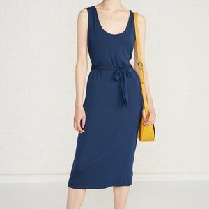 Amour Vert Sheryl Midi Dress Navy